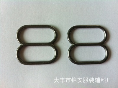【供應內徑2.4cm古銀色鋅合金8字扣 日字扣】價格,廠家,圖片,扣類,大豐市錦安服裝輔料廠-