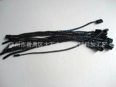 【吊繩 銀線銀絲高檔吊繩 單插高檔吊牌繩 吊牌繩子 現貨供應】價格,廠家,圖片,滴膠滴塑產品,廣州市番禺區大石文啟服裝輔料加工廠-